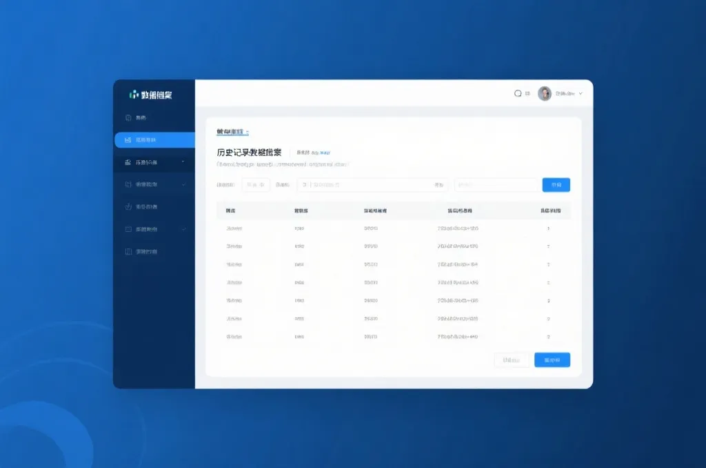 极速快乐8历史数据归档与检索界面